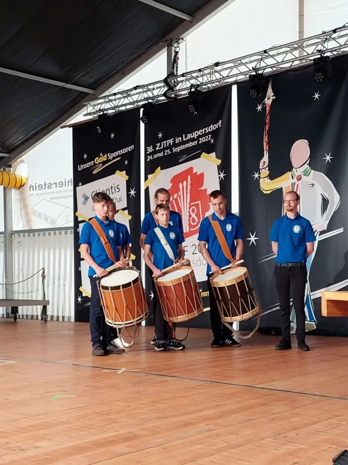 Biberister Tommelnachwuchs am Jungtambourenfest in Laupersdorf